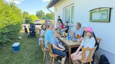 Familienangeln Gemmeinschaft gutes Essen