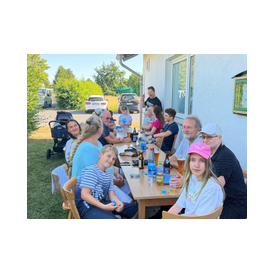 Alle freuen sich auf das gute Essen